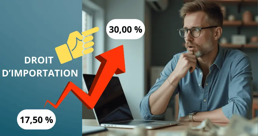 Comment faire face à une augmentation du droit d'importation